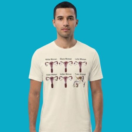 White Black Latin Asian Indian Trans Woman Equality Shirt