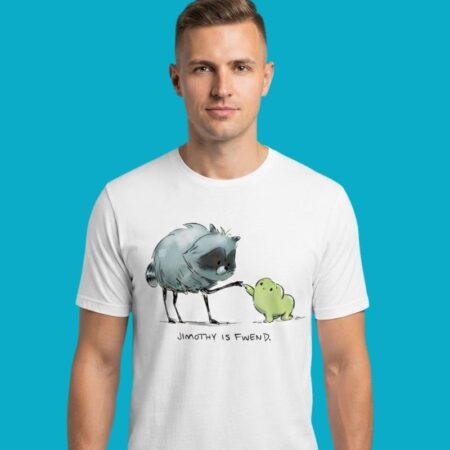 Wholesome Raccoon & Frog Friendship Tee