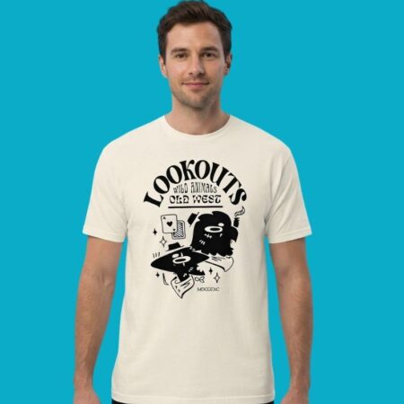 Wild West Animals Vintage Logo Graphic Tee