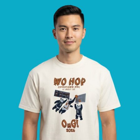 Wo Hop Chinatown NYC Basketball Pandas Knicks 2026 Shirt