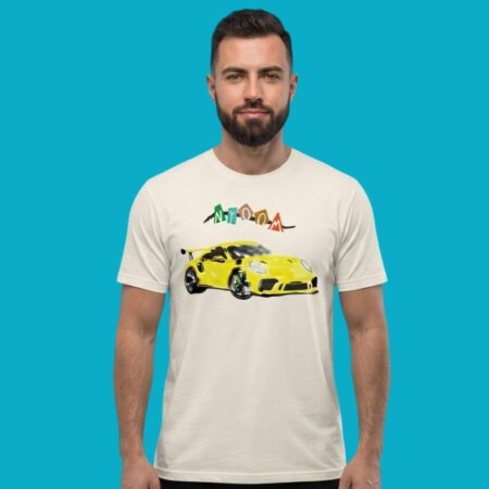 Yellow GT3RS Supercar Racing Drift Tee