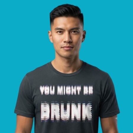 You Might Be Drunk Funny Drinking Quote Tee