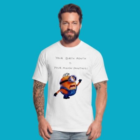 Your Birth Month Is Your Minion Painting Tee