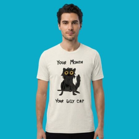 Your Birth Month Your Silly Cat Tee