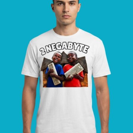 2 Negabyte Computer Keyboard Internet Meme Tech Tee