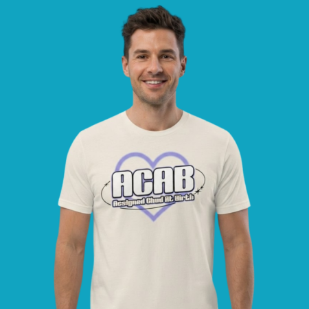 ACAB Assigned Chud At Birth Heart Parody Shirt