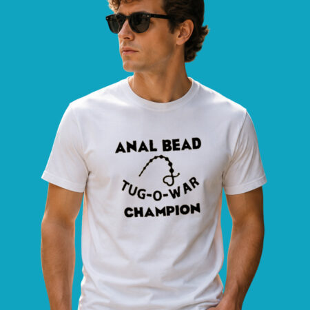 Adult Tug-O-War Champion Party Humor Graphic Shirt