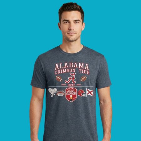 Alabama Crimson Tide 18 Time Champions Football Shirt