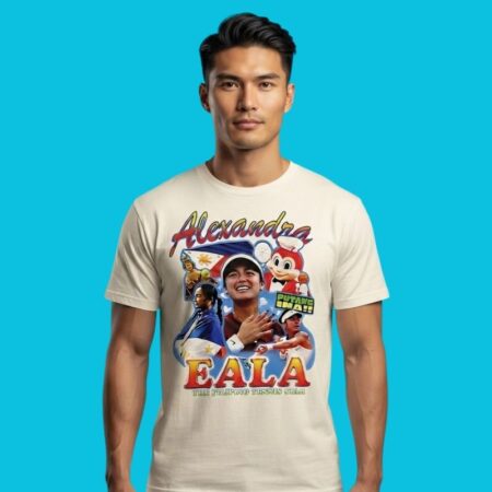 Alexandra Eala Filipino Tennis Star Graphic Shirt