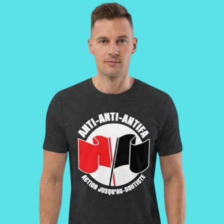 Anti Antifa Action Statement Graphic Tee
