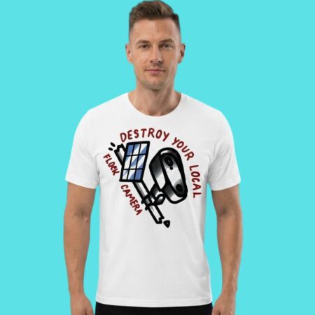 Anti Surveillance Camera Protest Graphic Tee