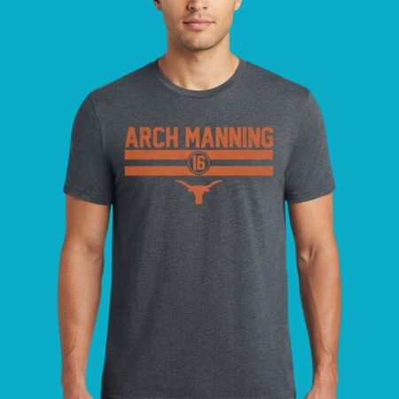 Arch Manning 16 Texas Longhorn Football Stripe Tee