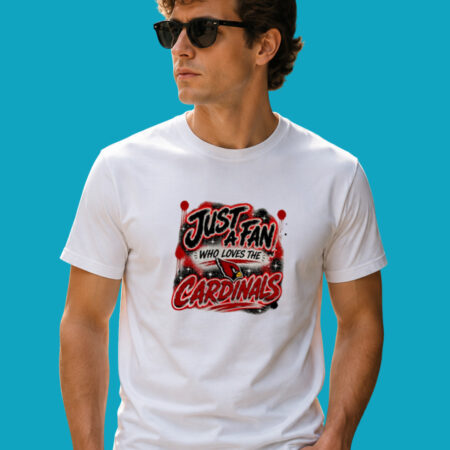Arizona Cardinals NFL Just A Fan Logo Pride Tee