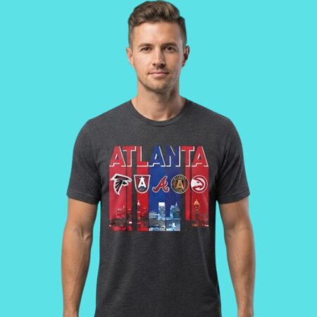 Atlanta All-Sports City Skyline Fan Tee