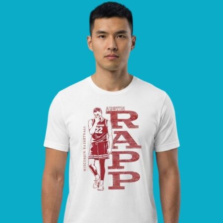 Austin Rapp Wisconsin Basketball Player Graphic Tee