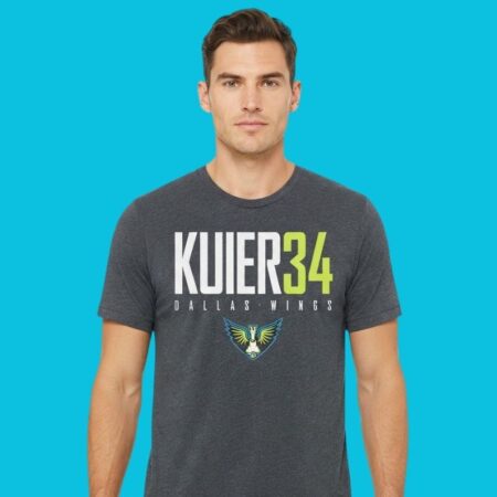 Awak Kuier #34 Dallas Wings WNBA Jersey Tee