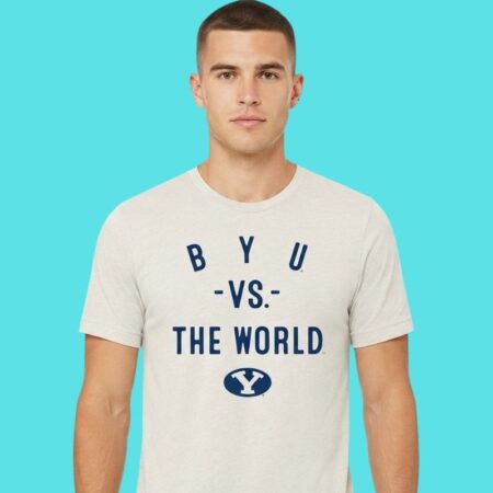 BYU Cougars Vs The World 2026 NCAA Season Fan Tee