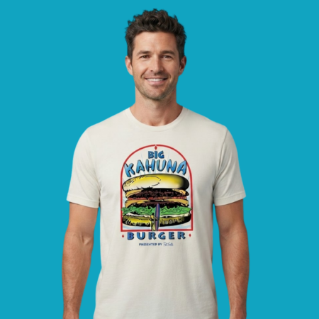 Big Kahuna Burger Fat Sal's Parody Graphic T-Shirt