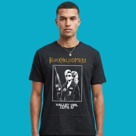Blvck Helicopters Valley Girl Cuts IV Punk Tee