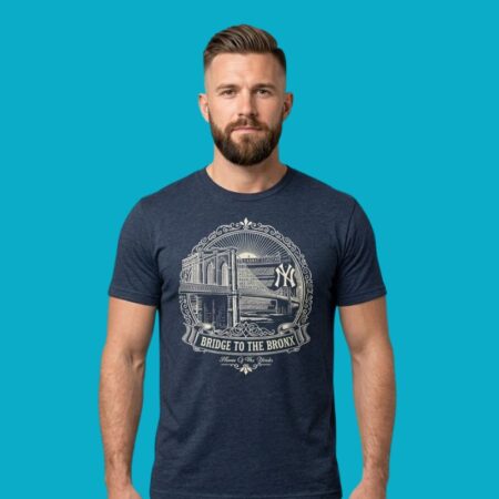 Bridge To The Bronx Home Of The Yanks Baseball Tee