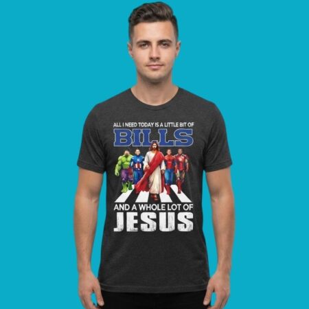 Buffalo Bills And A Whole Lot Of Jesus Faith Sports Tee