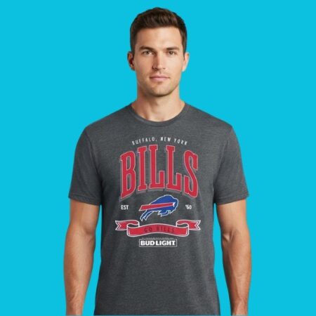 Buffalo Football Bud Light 1960 Retro Style Shirt