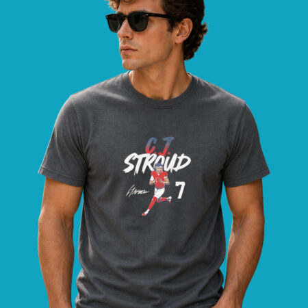 C.J. Stroud #7 Houston Football Star Signature Tee