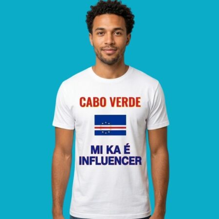 Cabo Verde Mi Ka E Influencer Country Pride Flag Graphic Tee