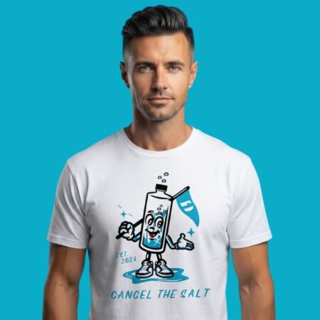 Cancel The Salt Est 2023 Hydration Water Bottle Tee