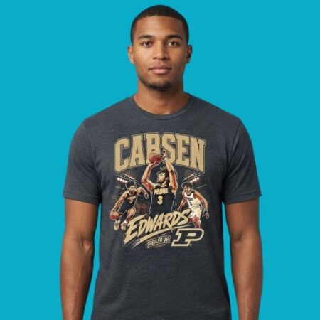 Carsen Edwards Boiler Up Purdue Basketball Player Graphic Tee