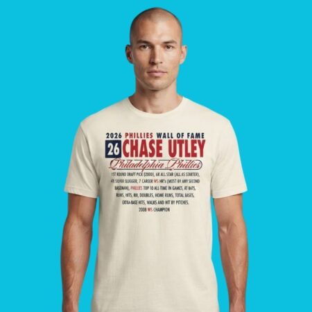 Chase Utley Philadelphia Baseball Wall Of Fame Shirt