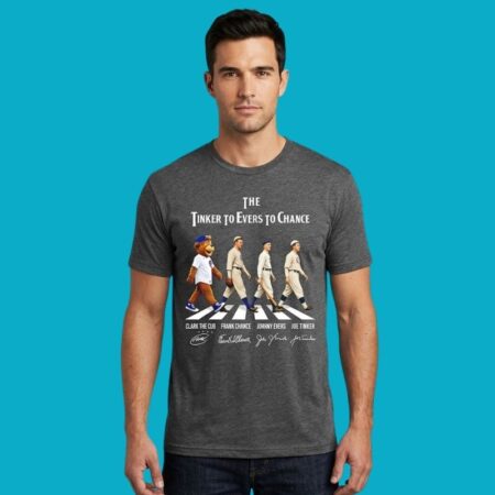 Chicago Cubs Tinker To Evers To Chance Legends Signatures Tee