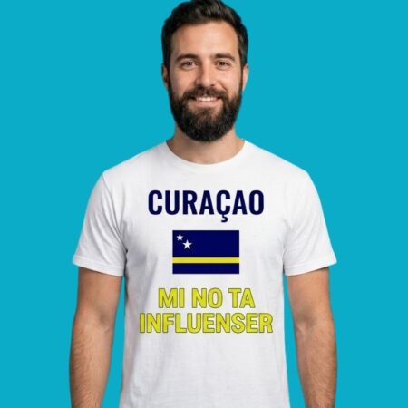 Curacao Mi No Ta Influencer Country Pride Flag Graphic Tee