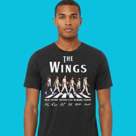 Dallas Wings WNBA Team Signatures Fan Graphic Tee