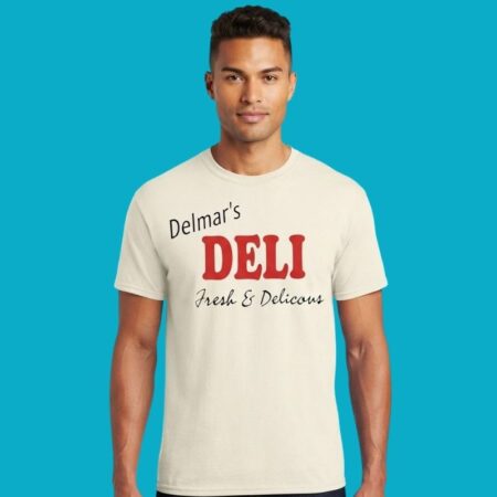 Delmar's Deli Fresh Delicious Sandwich Shop Vintage Tee