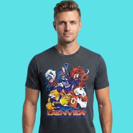 Denver Sports Mascot Mashup Collection Tee