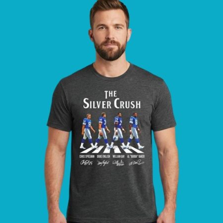 Detroit Lions Silver Crush Spielman & Baker Signatures Tee