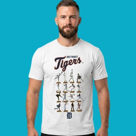 Detroit Tigers Legends Hall Of Fame Baseball Graphic Tee