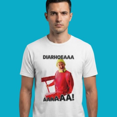 Diarhoeaaa Aaaaa Funny Humor Bathroom Satire Tee