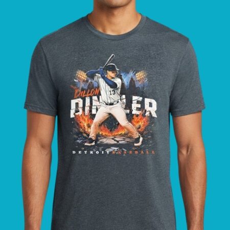 Dillon Dingler Detroit Tigers Burst MLB 2026 Tee