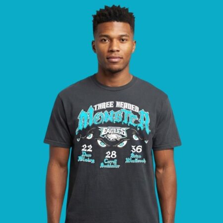 Duce Staley Buckhalter & Westbrook Eagles Three Headed Monster Tee