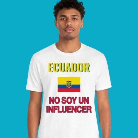 Ecuador No Soy Un Influencer Country Pride Flag Graphic Tee