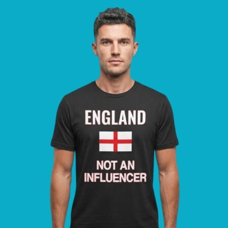 England Not An Influencer Country Pride Flag Graphic Tee