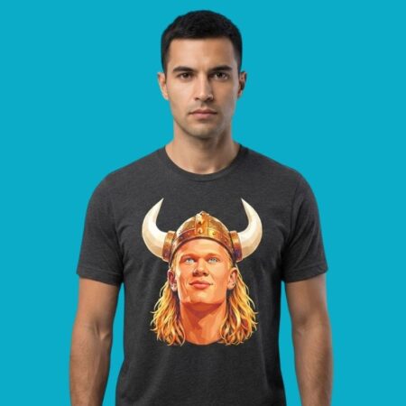 Erling Haaland Viking World Cup 2026 Soccer Graphic Tee