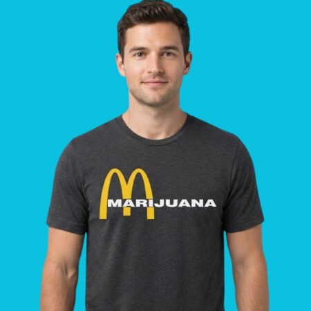 Fast Food Parody Marijuana Fast Food Graphic Shirt