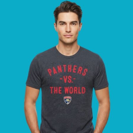 Florida Panthers Vs The World NHL 2026 Hockey Fan Tee