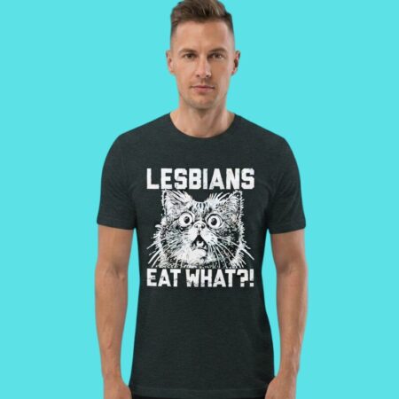 Funny Cat Meme Lesbian Pride Graphic Tee