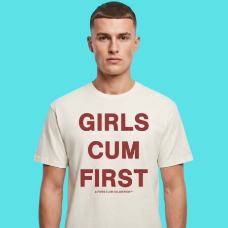 Girls Cum First Lovers Club Collection Aesthetic Tee