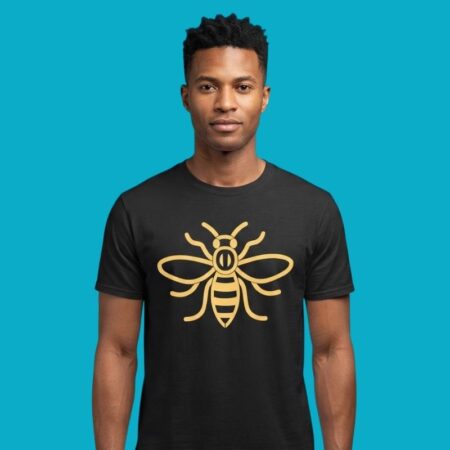Golden Bee Honeybee Insect Nature Lover Graphic Tee