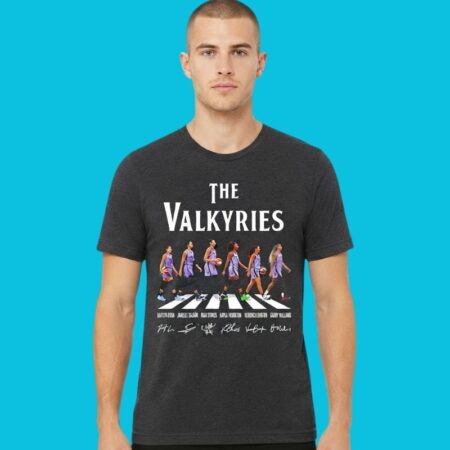 Golden State Valkyries Basketball Team Signatures Tee